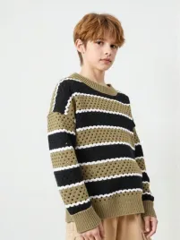 shein-dzieciecy-sweter-azurowy-w-paski-z-okraglym-dekoltem-128-134-1la