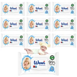 chusteczki-nawilzane-dla-niemowlatdzieci-99percentwody-wewi-biodegradable-10x60