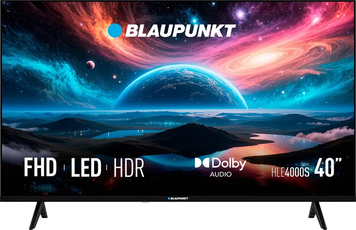 BLAUPUNKT 40HLE4000S TELEWIZOR 40 CALI LED HDMI USB HD DVB-T2 DOLBY AUDIO
