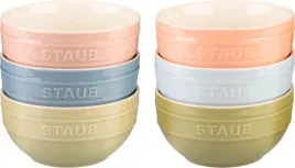 staub-serving-zestaw-6-misek-12-cm-wielokolorowe