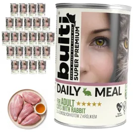 bulti-daily-meal-adult-mokra-karma-dla-kota-krolik-24x400g-pelnoporcjowa