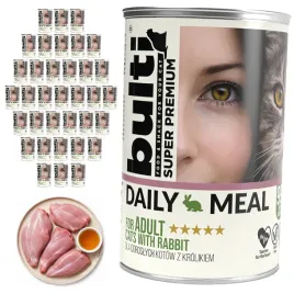 bulti-daily-meal-adult-mokra-karma-dla-kota-krolik-36x400g-pelnoporcjowa