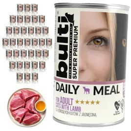 bulti-daily-meal-adult-mokra-karma-dla-kota-jagniecina-36x400g