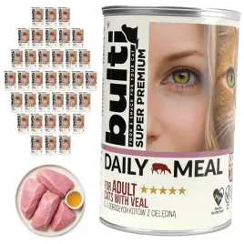 bulti-daily-meal-adult-mokra-karma-dla-kota-cielecina-36x400g-pelnoporcjowa