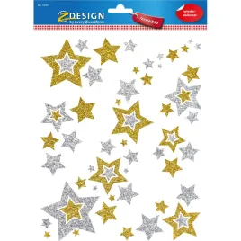 naklejki-foliowe-z-design-na-okno-zlote-i-srebrne-gwiazdki-52952-avery-zw