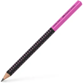 olowek-jumbo-grip-two-tone-czarny-rozowy-511911-faber-castell