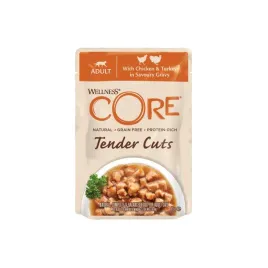 wellness-core-tender-cuts-karma-mokra-kurczak-indyk-85g