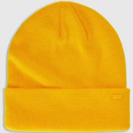 czapka-4f-zimowa-beanie-uniseks-sportowa-zolty-4fwaw25acapu622