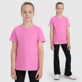 koszulka-dziewczeca-4f-t-shirt-bawelna-oversize-sportowy-rozowy-122