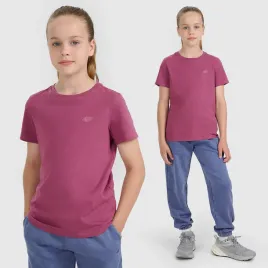 koszulka-dziewczeca-4f-t-shirt-bawelna-oversize-sportowy-fioletowy-164