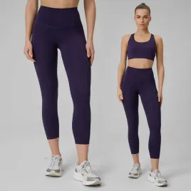 spodnie-damskie-4f-sportowe-szybkoschnace-treningowe-7-8-fioletowe-xs
