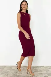 trendyol-bordowa-sukienka-wesele-midi-olowkowa-z-wycieciem-40-5ea-40-5ea