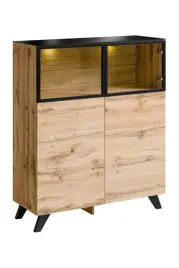 niska-witryna-stojaca-do-salonu-thin-123x100-cm-led-biale-dab-wotan-czarny