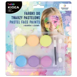 farby-pastelowe-do-twarzy-kidea-6-kolorow