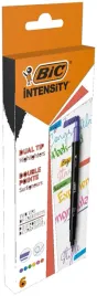 bic-intensity-dual-tip-highlighter-mix-pudelko-6szt