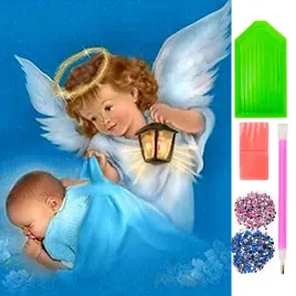 diamentowa-mozaika-aniolek-z-dzieckiem-lampion-no-1006966