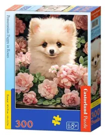 puzzle-300-pomeranian-puppy-in-roses-b-030552