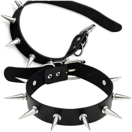 kolczatka-skorzany-naszyjnik-obroza-choker-kolce