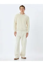 koton-meska-bluza-bezowa-kolnierzyk-bawelna-wygodna-modna-casualowa-m-5ga
