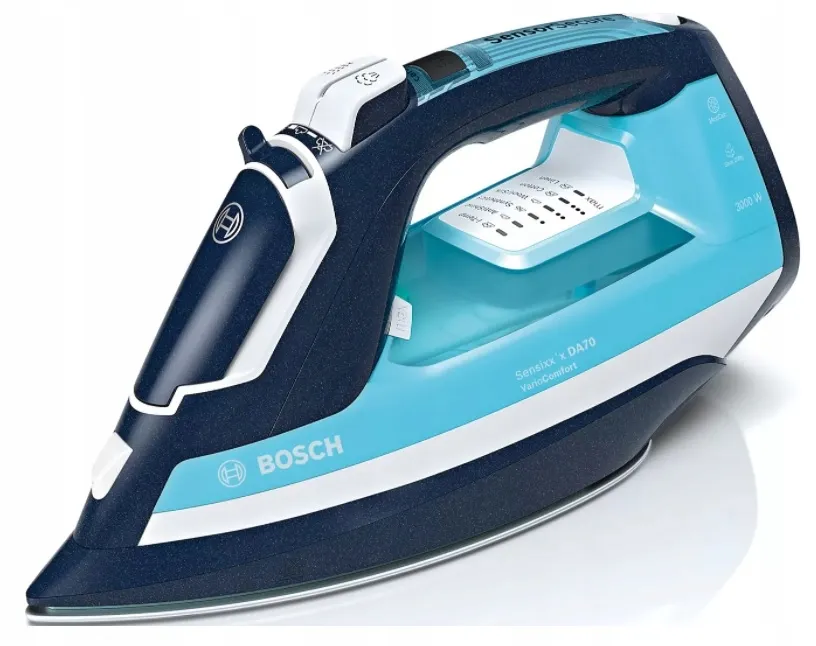 Żelazko Bosch TDA 753022V i-Temp parowe niebieskie – 48649592