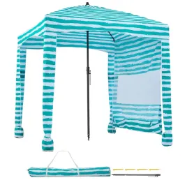 parasol-plazowy-namiot-scianka-budka-1-83-x-1-83-m-bialo-zielone-pasy-upf