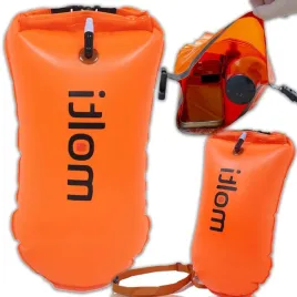 boja-do-plywania-2w1-pomaranczowa-z-gwizdkiem-na-otwarta-wode-triatlon