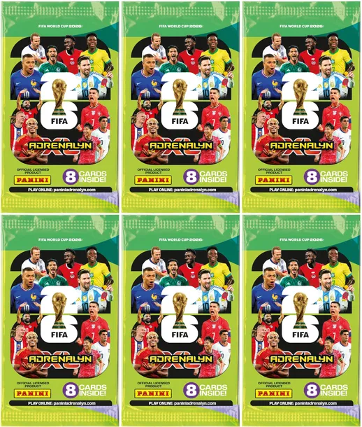 FIFA World Cup 2026 Panini 6 Saszetek 48 kart piłkarskich