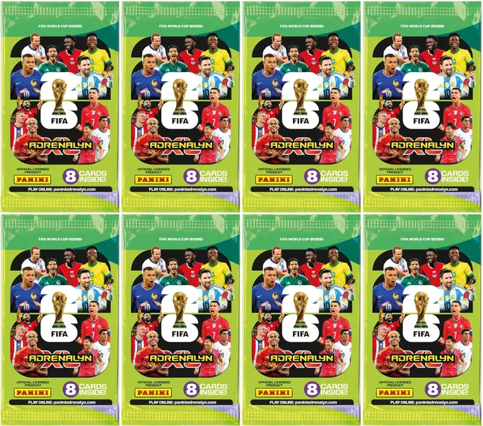 FIFA World Cup 2026 Panini 8 Saszetek 64 kart piłkarskich