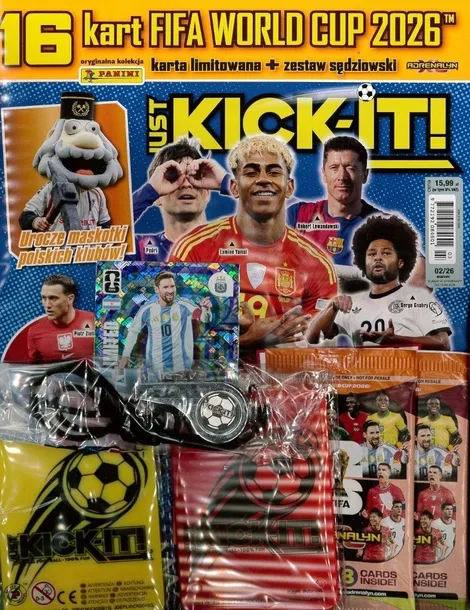 JUST KICK-IT! 2 / 2026 16 kart World Cup 2026 + karta Limited MESSI
