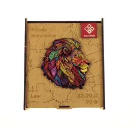 puzzle-90-drewniane-a4-lew