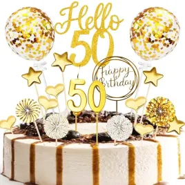 zloty-topper-na-50-urodziny-dekoracje-na-tort-na-50tke-balony-20el