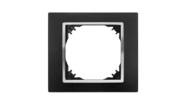 vestra-ramka-pojedyncza-czarny-chrom-3871-46