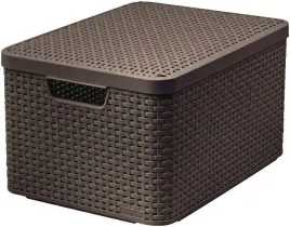curver-koszyk-l-z-pokrywa-30l-ciemny-braz