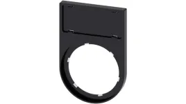 ramka-do-etykiet-zatrzaskiwanych-125x27mm-czarna-zaokraglona-otwor-22mm-si