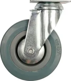 vorel-kolo-skretne-szara-guma-100mm