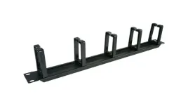 organizator-kabli-1u-19-z-przepustem-szczotkowym-5-plastikowych-uchwytow