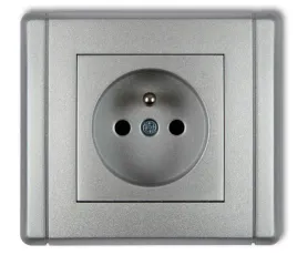 flexi-gniazdo-pojedyncze-z-u-2p-z-srebrny-metalik-7fgp-1zp