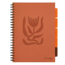 kolozeszyt-strigo-a4-project-book-floral-ceglany-kratka