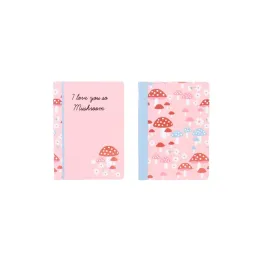 paczka-zeszyt-a5-48k-linia-pink-mushrooms-mix-pakiet-5-sztuk