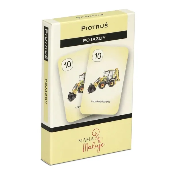 karty-do-gry-piotrus-pojazdy-marka-mama-maluje
