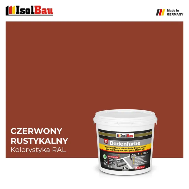 Farba Drogowa do Posadzek Betonu Kostki Garaż Podjazd 7 kg Rustykalna