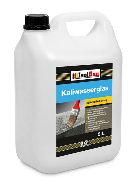 Szkło wodne potasowe 40L 100% do izolacji przed wilgocią betonu cementu
