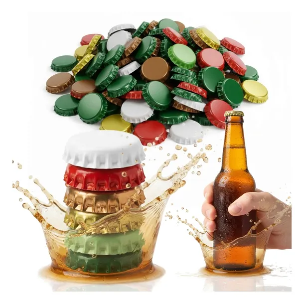 100x KAPSLE DO PIWA BUTELEK 26mm Domowe Piwo Cydr Kombucha Browar 100 szt.