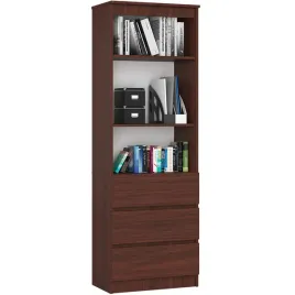 regal-stojacy-60-cm-do-biura-ksiazki-3-szuflady-3-polki-waski-pojemny-wenge