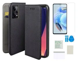 etui-z-klapka-do-xiaomi-redmi-note-12-pro-5g-czarny-folia-ochronna-tpu