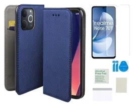 etui-z-klapka-do-realme-note-70t-smart-magnet-niebieski-folia-ochronna-tpu