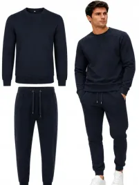 komplet-dresowy-meski-zestaw-bawelniany-dres-granatowy-bluza-spodnie