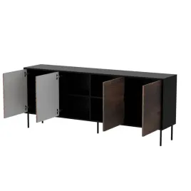 komoda-4d-cortina-200x40x81-czarny-orzech