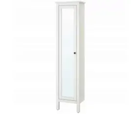 ikea-hemnes-szafka-wysoka-z-lustrem-bialy-49x31x200-cm