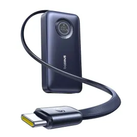 powerbank-baseus-enercore-cr11-10000mah-45w-ze-zwijanym-kablem-usb-c-czar